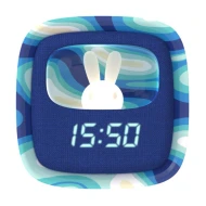 Budík a nočné svetlo Blue Waves