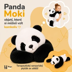 Magic Baby Záťažový plyšák Panda Moki 65 cm