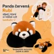 Magic Baby Záťažový plyšák Červená panda Rubi 65 cm