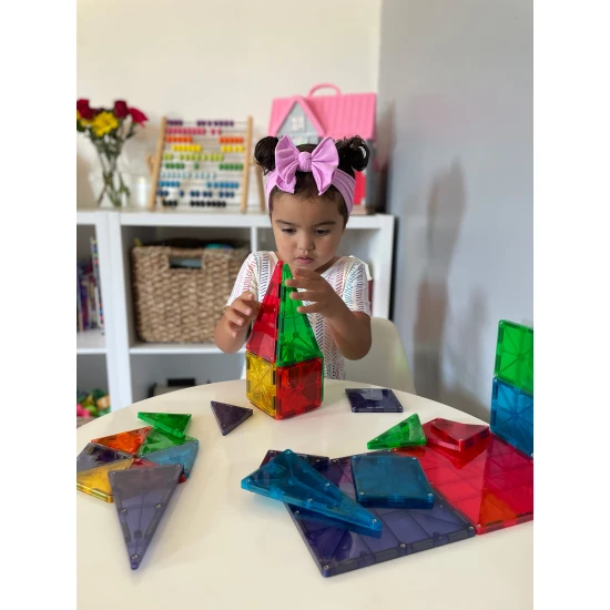 Originálna 32 dielna magnetická stavebnica MAGNA-TILES.