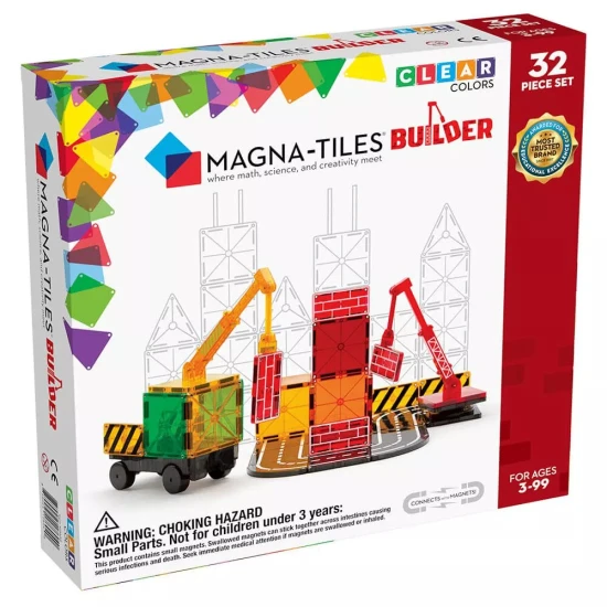 Vytvorte jedinečné stavby s magnetickou stavebnicou Magna-Tiles.