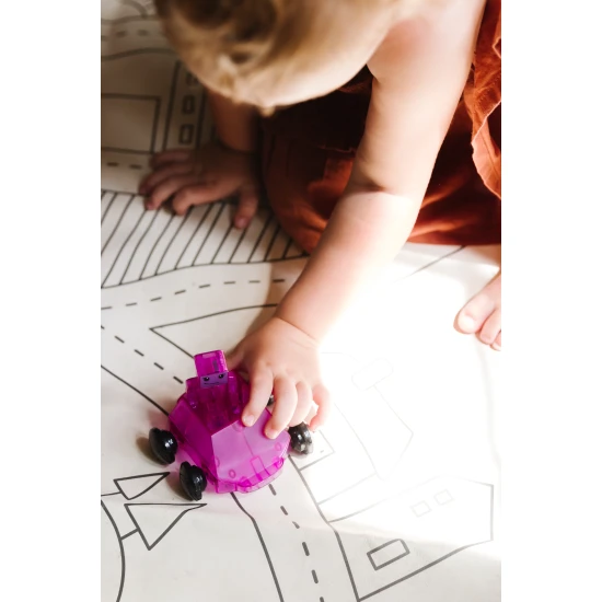 Pripravte sa na preteky s magnetickou stavebnicou Dashers.