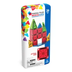 Magnetická stavebnica microMAGS Travel Set 26 dielov