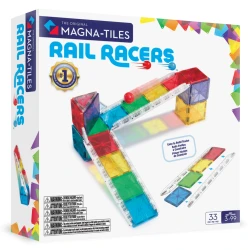 Magnetická stavebnica Rail Racers 33 dielov