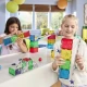 Magnetická stavebnica MAGNA-TILES Rail Racers Deluxe – detská pretekárska dráha s guličkami, koľajnicami a rampami