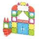 Magnetická stavebnica MAGNA-TILES City Center – 110 dielov s cestami, schodmi, autami a mestskými prvkami