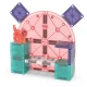 Magnetická stavebnica MAGNA-TILES Cat Tree – mačací strom s figúrkou, microMAGS dielikmi a dekoráciami