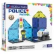 Magnetická stavebnica Magna-Tiles Police Patrol – detské policajné vozidlo s figúrkou a semaforom