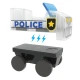 Magnetická stavebnica Magna-Tiles Police Patrol – detské policajné vozidlo s figúrkou a semaforom
