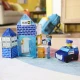 Magnetická stavebnica Magna-Tiles Police Station – detská policajná stanica so svetlami a figúrkami