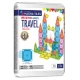 Magnetická stavebnica MAGNA-TILES Travel Set Deluxe – 55 mini dielikov v plechovom puzdre pre hru na cestách