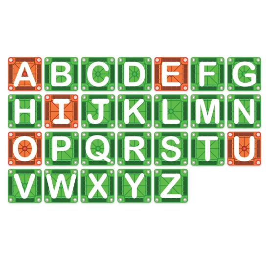 MAGNA-TILES Magnetická stavebnica microMAGS LEARN Letters 56 dielov 254056LL