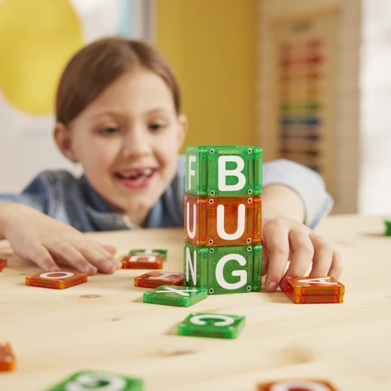 MAGNA-TILES Magnetická stavebnica microMAGS LEARN Letters 56 dielov 254056LL