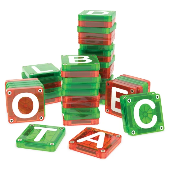 MAGNA-TILES Magnetická stavebnica microMAGS LEARN Letters 56 dielov 254056LL