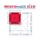 MAGNA-TILES Magnetická stavebnica microMAGS LEARN Letters 56 dielov 254056LL