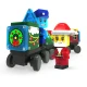Magnetická stavebnica MAGNA-TILES Adventný kalendár – 34 dielikov s vianočnými motívmi, figúrkami a mikropodvozkom