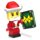Magnetická stavebnica MAGNA-TILES Adventný kalendár – 34 dielikov s vianočnými motívmi, figúrkami a mikropodvozkom