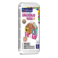 Magnetická stavebnica microMAGS Gingerbread House Travel Set 24 dielov