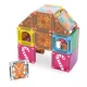 MAGNA-TILES microMAGS Gingerbread House Travel Set – magnetická stavebnica 24 dielov pre deti od 3 rokov