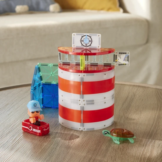 Magnetická stavebnica Lighthouse Rescue 26 dielov