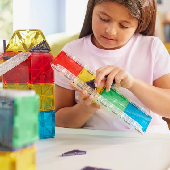 MAGNA-TILES® Rail Racers Rail Pack – rozšír svoju pretekársku dráhu