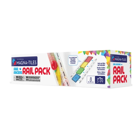 MAGNA-TILES® Rail Racers Rail Pack – rozšír svoju pretekársku dráhu