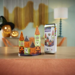 Magnetická stavebnica microMAGS Spooky Travel Set 24 dielov