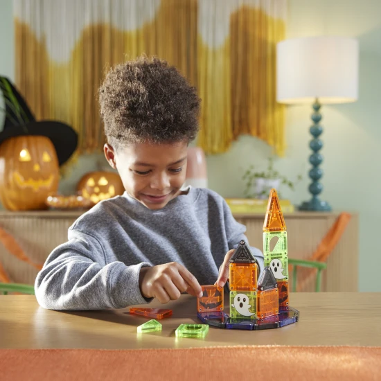 MAGNA-TILES microMAGS Spooky Travel Set – magnetická stavebnica 24 dielov pre deti od 3 rokov