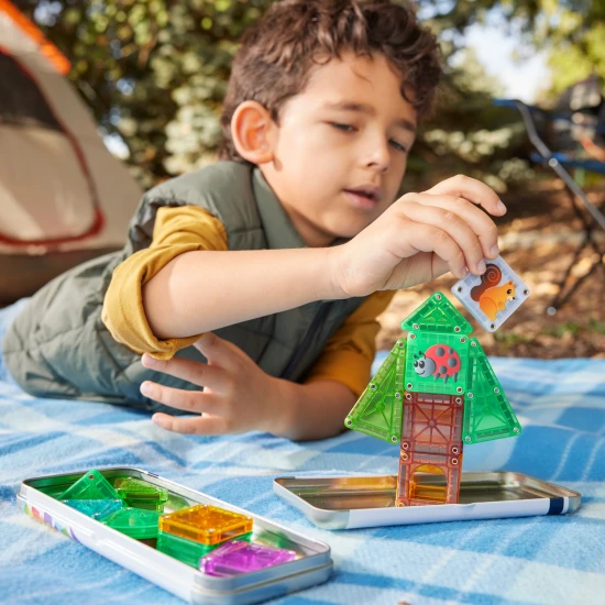 Magnetická stavebnica microMAGS Treehouse Travel Set 24 dielov