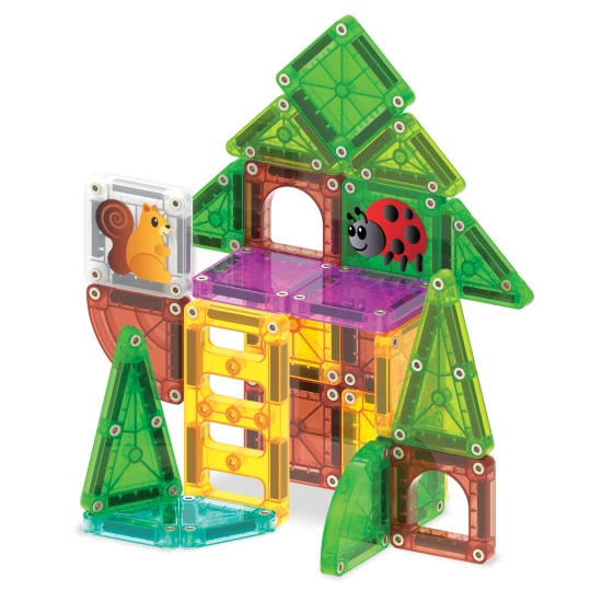 Magnetická stavebnica microMAGS Treehouse Travel Set 24 dielov