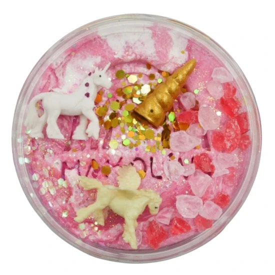 Extra Mamolína Jednorožec – detská modelína s trblietkami a figúrkou jednorožca