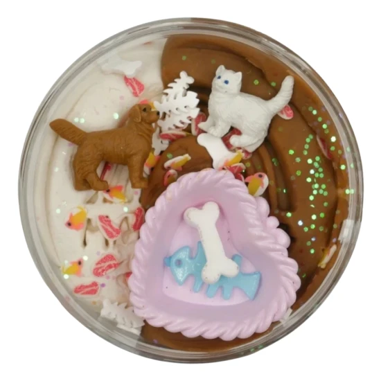 Extra Mamolína Psík a mačička – detská modelína s figúrkami zvieratiek