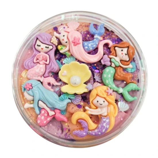 Mamolína Morské panny – trblietavá voňavá plastelína pre deti