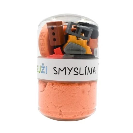 Smyslína Na stavenisku s Kineťáčikom – hra s kinetickým pieskom