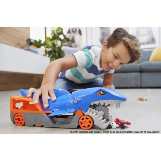 Hot Wheels Žraločí ťahač – kamión v tvare žraloka
