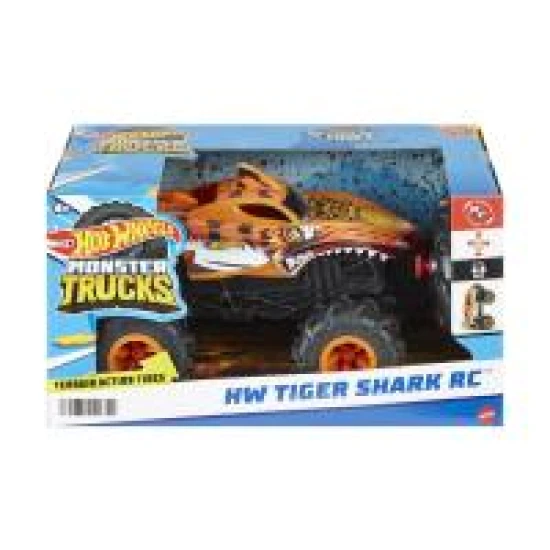 Mattel Hot Wheels Monster Trucks Tiger Shark mierka 1:24 25HNV03