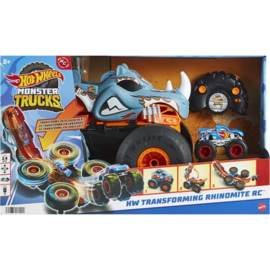 Mattel Hot Wheels RC Monster Truck Rhinomite 1:12 transformovateľný 25HPK27