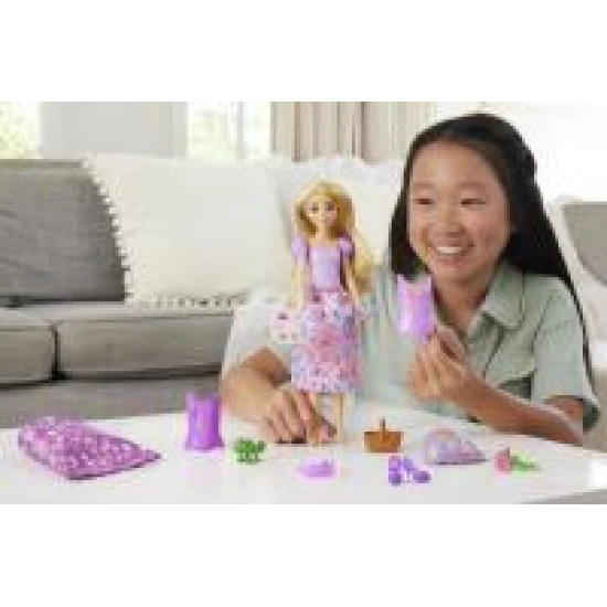 Mattel Disney princezná Rapunzel s rozprávkovým oblečením 25JBG09