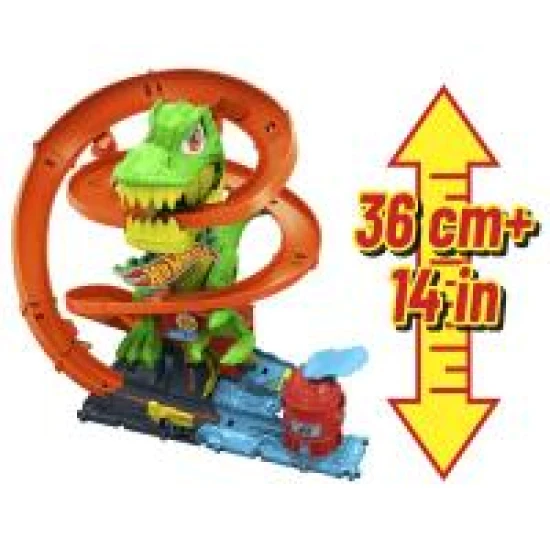 Hot Wheels City T. Rex útok na hasičskú stanicu Mattel Hot Wheels City T. Rex útok na hasičskú stanicu 25JBM73