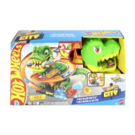 Hot Wheels City T. Rex útok na hasičskú stanicu Mattel Hot Wheels City T. Rex útok na hasičskú stanicu 25JBM73