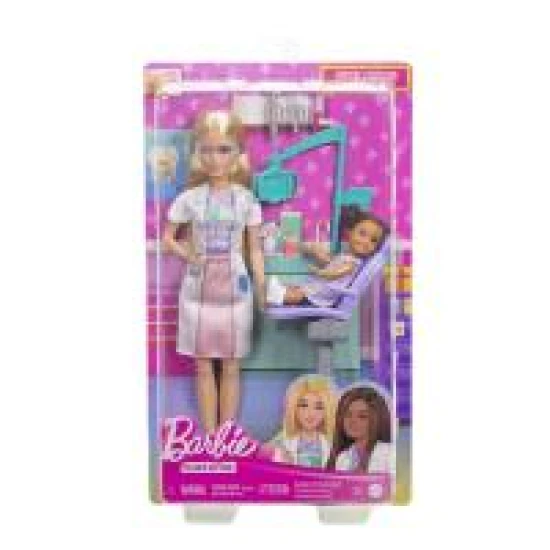 Barbie herný set povolanie zubárka Mattel Barbie herný set povolanie zubárka 25JCR74