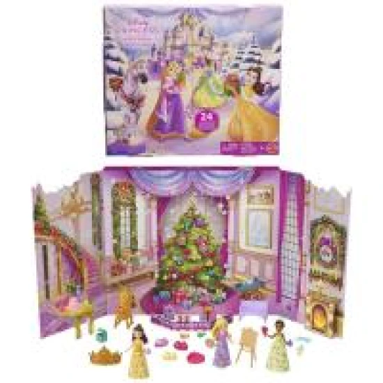 Mattel Disney princezná malá bábika adventný kalendár 2025 25JFG79