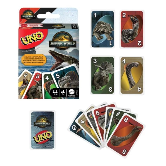 UNO Jurský svet Mattel UNO Jurský svet 25JFT28