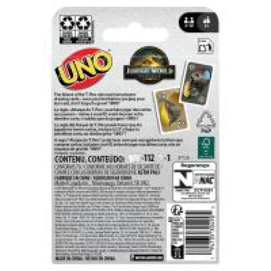 UNO Jurský svet Mattel UNO Jurský svet 25JFT28