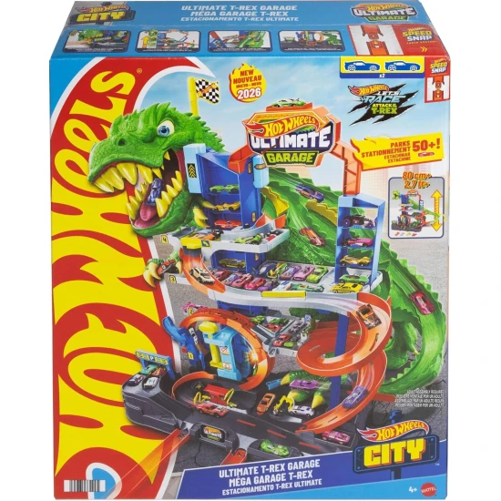 Hot Wheels City extrémna T. Rex garáž 2026 Mattel Hot Wheels City extrémna T. Rex garáž 2026 25JHL98