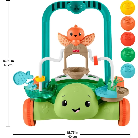 Mattel Interaktívne chodítko korytnačka 25JKD63