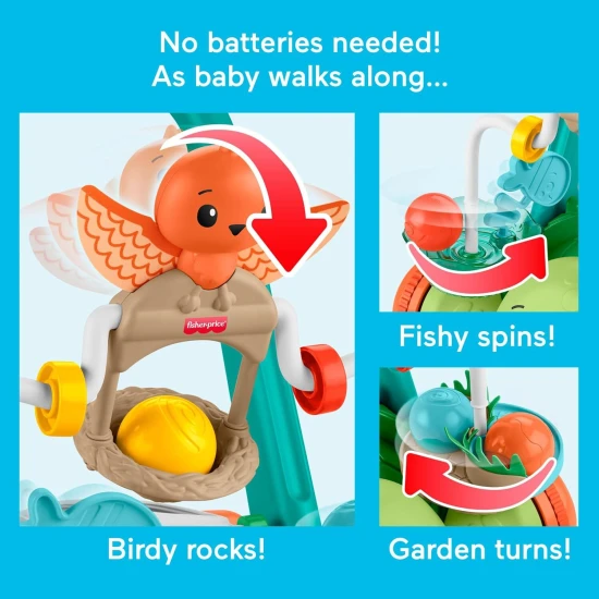 Mattel Interaktívne chodítko korytnačka 25JKD63