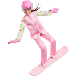 Barbie bábika snowboardistka