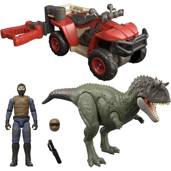 Jurassic World útok dinosaura vozidlo a figúrka Mattel Jurassic World útok dinosaura vozidlo a figúrka 25JKG91