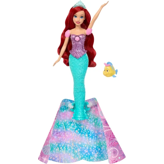 Mattel Disney princezná Ariela s premenou 25JLK19